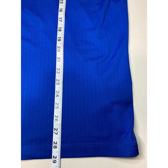 Nike Golf Men's Royal Blue‎ Dri-FIT Short Sleeve Golf Shirt Size L - Picture 5 of 7